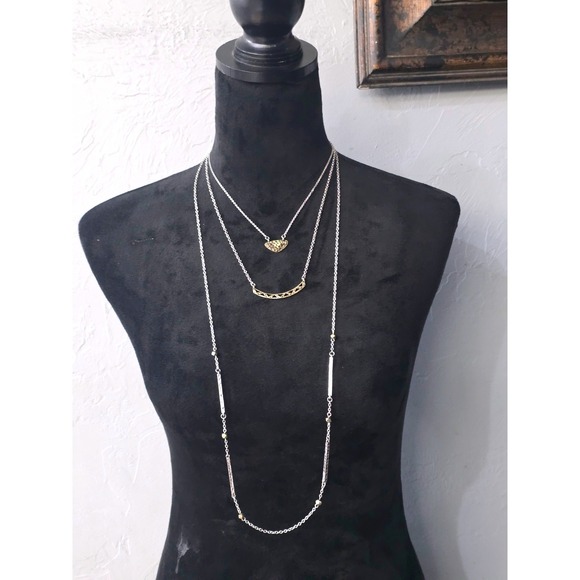 Premier Designs Jewelry - Premier Designs Womens‎ Two Tone 3 Separate  Necklace Each can be worn Alone
